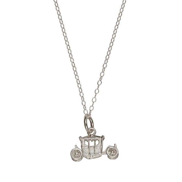 Westminster Abbey Sterling Silver State Coach Necklace