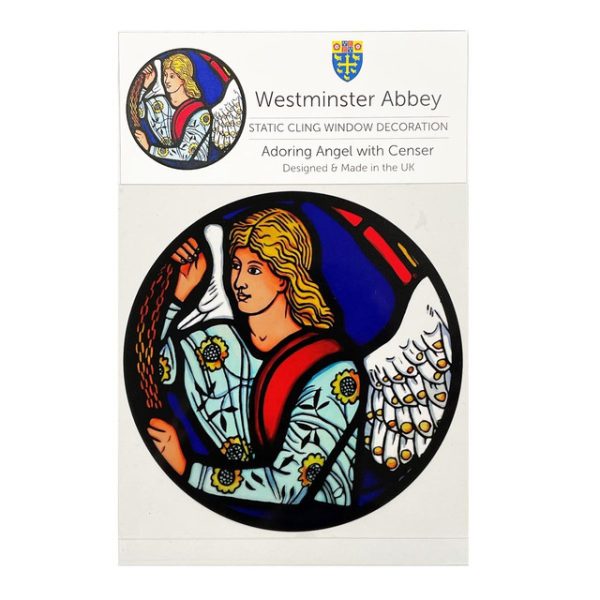 Westminster Abbey Adoring Angel with Censer Window Sticker