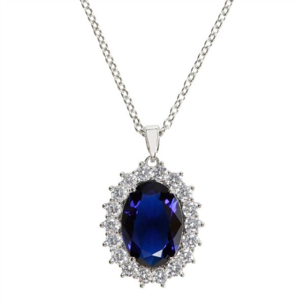 Princess of Wales Sterling Silver Replica Necklace