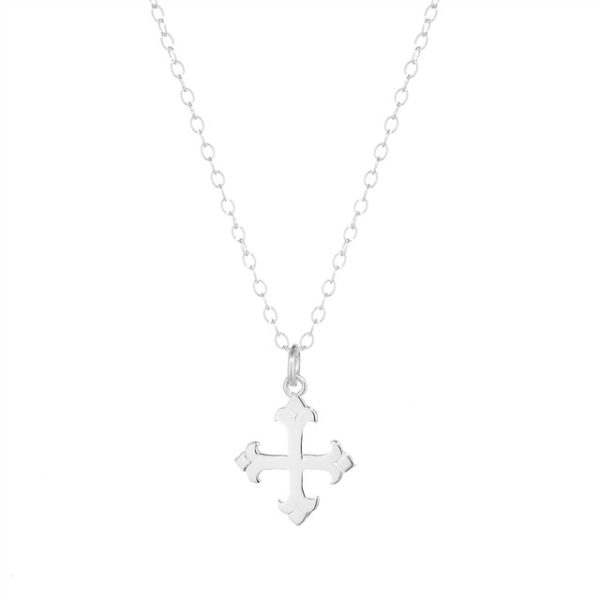 St Edward Cross Silver Necklace