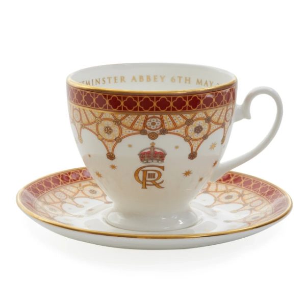King Charles III Coronation Fine China Teacup and Saucer